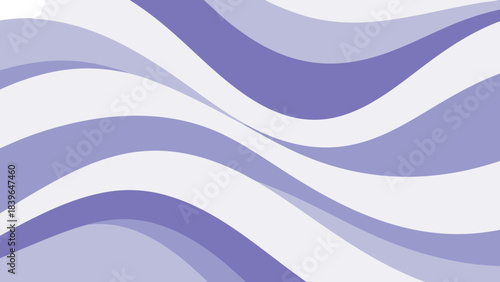 Abstract Purple and White Wavy Stripes Seamless Pattern Background Subtle Gentle Fluid Motion and Flowing Curves