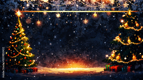 クリスマス　AI生成素材