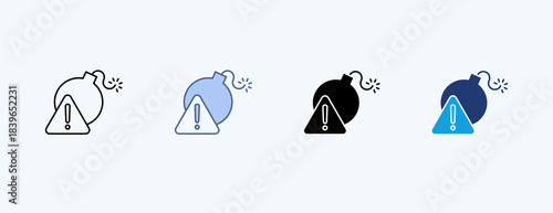Risk Multiple Icon Illustration Vector