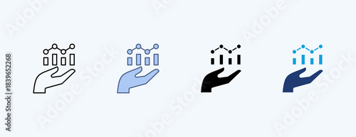 Analysis Multiple Icon Illustration Vector
