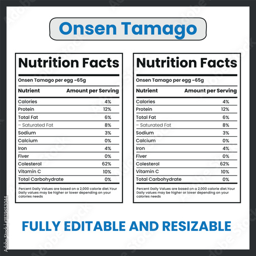Japanese Onsen Tamago Soft-Boiled Egg Illustration