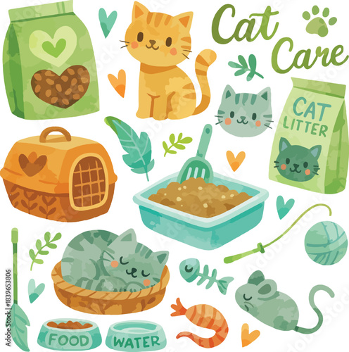 Cute Cat Accessories and Supplies