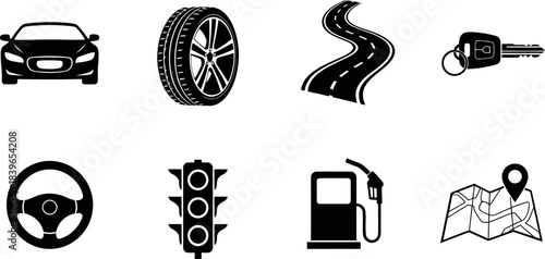 Car icons collection