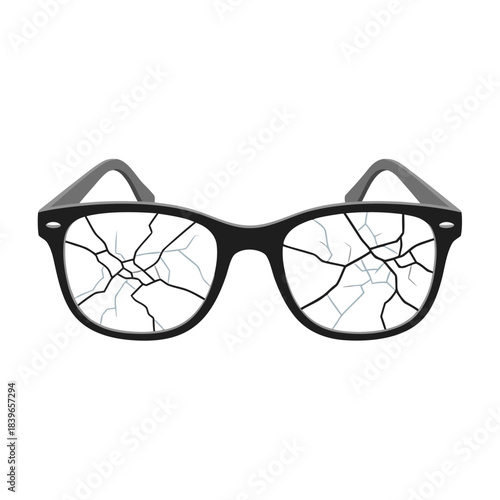 glasses isolated on white background