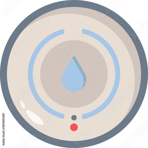 Modern Smart Water Leak Detector Device for Home Safety.