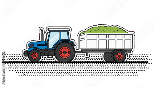 tractor and trailer