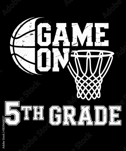 Back To School Game On 5th Grade Funny Basketball