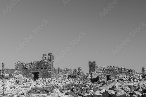 Umm Al-Jimal UNESCO Ruins: Ancient Black Basalt Architecture in Jordan's Desert