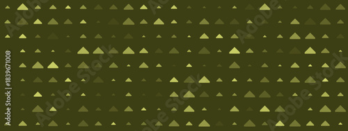 Abstract geometric pattern with small rounded triangles in varying shades of green creating a subtle textured background