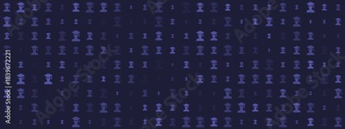 Seamless pattern of graduating student icons on a dark blue background representing education, learning, and academic achievement