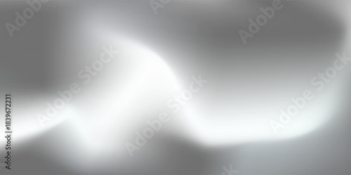 Silver foil background with metal mirror texture. Chrome gradient surface with light gloss. cold; effect; black; sheet; shiny