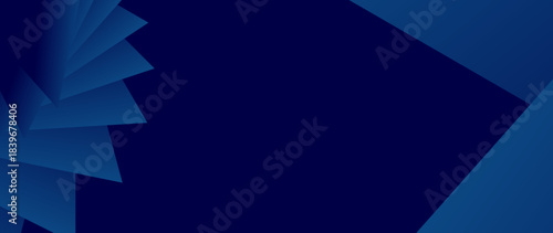 Deep blue abstract background with dynamic geometric forms and subtle gradients, offering a sleek and professional aesthetic. Ideal for modern designs and presentations.