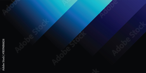 Abstract background with diagonal blue and purple gradient stripes fading into a dark, almost black, space.