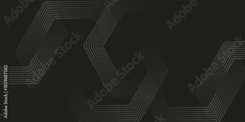 Abstract dark background with thin grey geometric lines forming interconnected angular patterns, creating a modern and futuristic design.