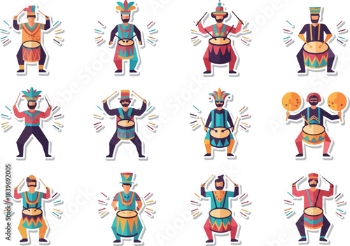 Festive Drummers A Celebration of Rhythm and Culture