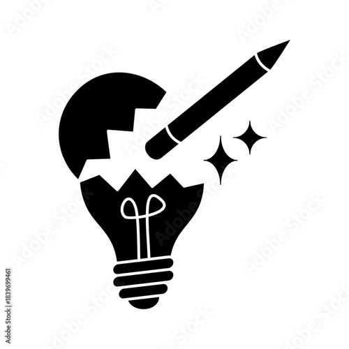 Innovation Icon Glyph