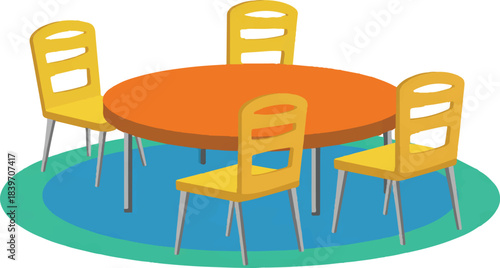 table with chairs