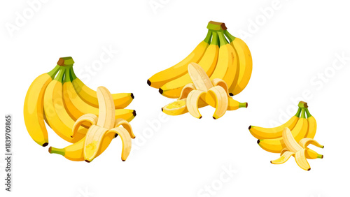 bunch of yellow bananas