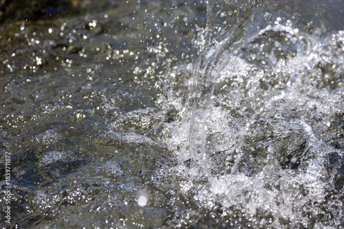 水素材　水しぶき