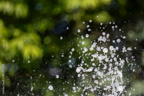 水素材　水しぶき
