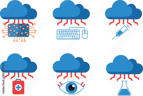 Cloud computing, healthcare technology, data integration, medical research, digital health, scientific innovation, visual analytics, pharmaceutical cloud, tech infrastructure, AI connectivity