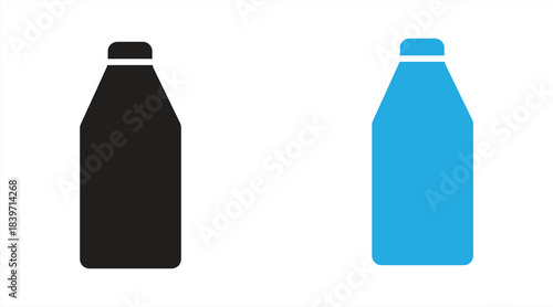 bottle icon, eps 10, vector illustration