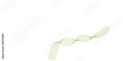 Wave lines smooth flowing dynamic black gradient isolated on transparent background for concept of technology, digital, communication, science, music