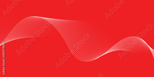 simple red white blend wave line design for banner poster background.