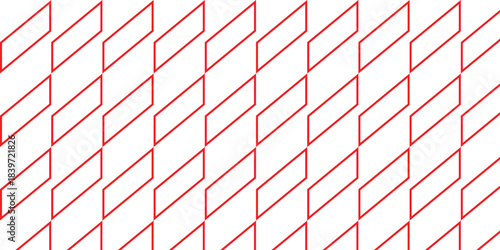 simple diagonal red outline rhombus pattern for banner poster background.