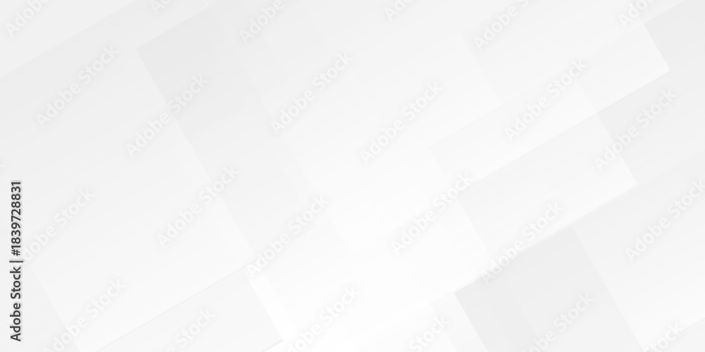 Obraz premium Modern space wave abstract white and gray triangle technology square line. paper design concept. Decorative web layout poster, banner. White grey vector design decoration background . 