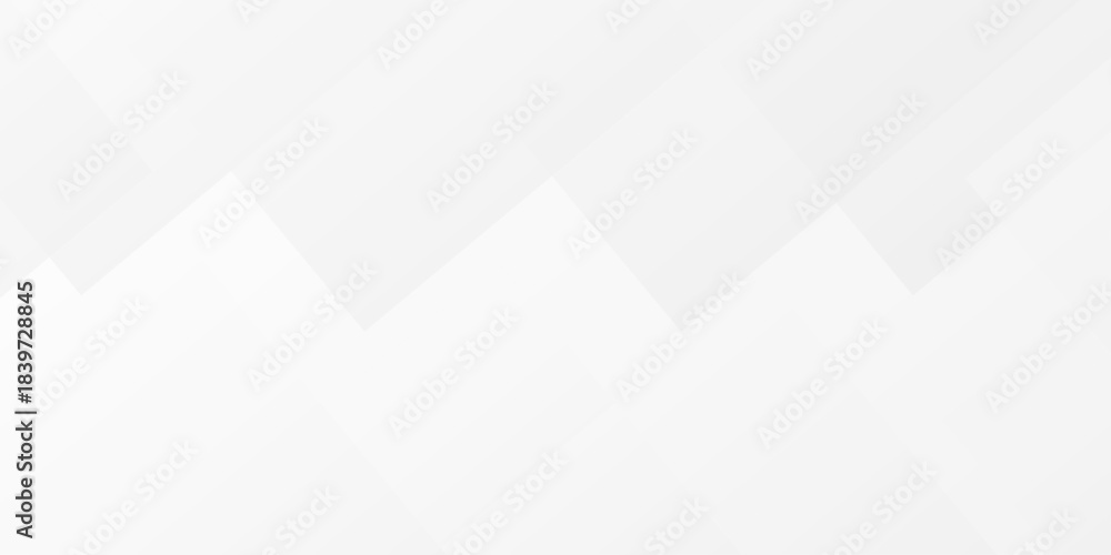 Fototapeta premium Abstract vector gray and white tech technology transparent square rectangle shape. seamless geometry paper triangle background. Space design concept. Decorative web layout design.