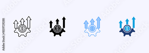 Improvement Icon Set Multiple Style Collection Element For Design