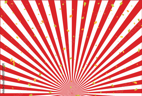 日の出　金　和柄　年賀状　背景	