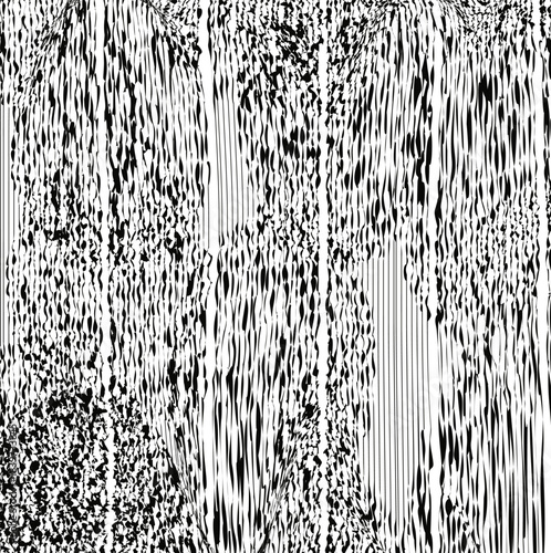 Adobe Illustrator Artwork with noisy stripes and vertical distortions