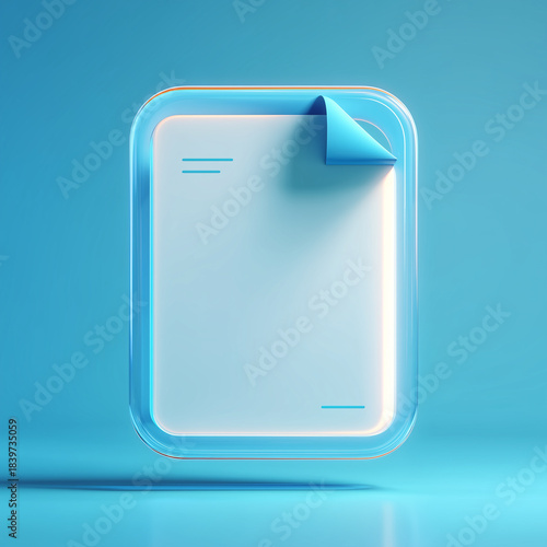 ice cube on white background