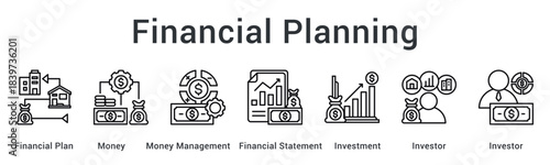 Financial planning develops money management strategies using statements for investment and investor satisfaction.
