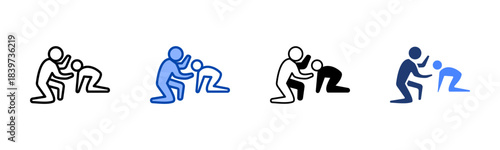 Drive icon set multiple style collection