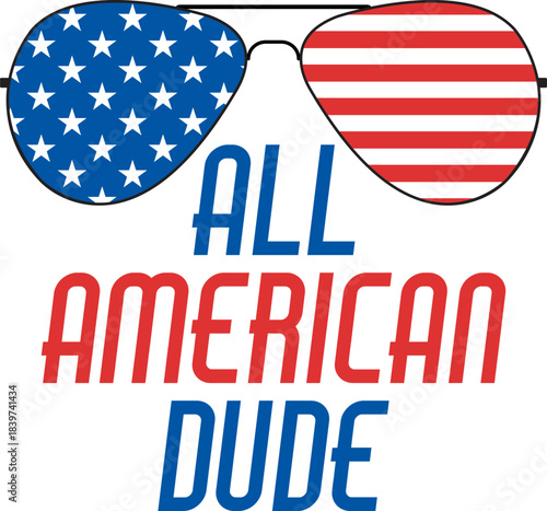 All American Dude tshirt