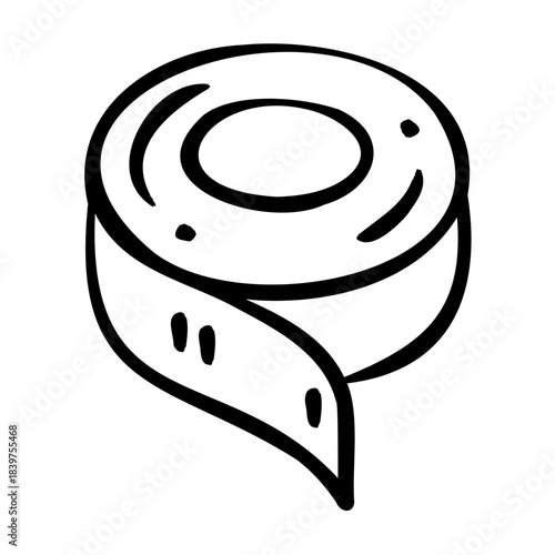 Steel Coil Icon - Handdrawn
