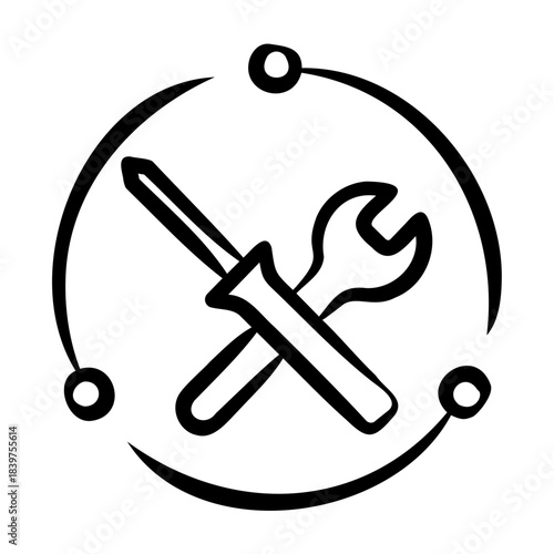 Maintenance Icon - Handdrawn
