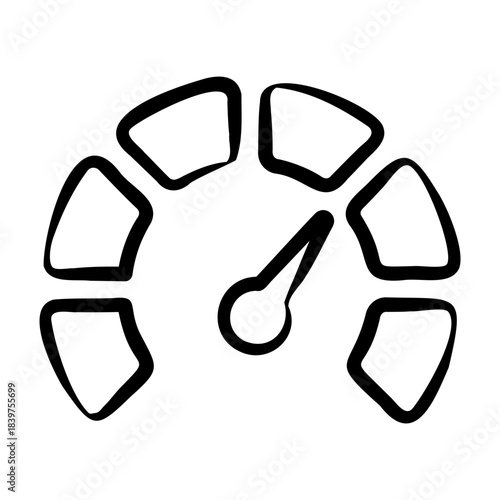 Dashboard Icon - Handdrawn