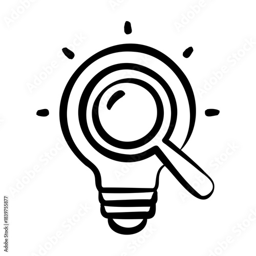 R&D Icon - Handdrawn