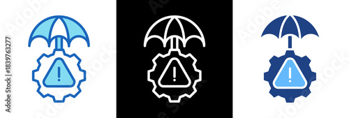 Risk Mitigation triplestyle icon