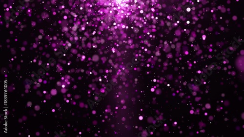 4K Christmas Particles, snow, stars, snowflakes Shimmering Glittering with Bokeh. New year and Christmas 2026, 2027 background. Good for awards, christmas card, christmas lights.