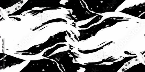 Grunge soap texture with foam and water. Wash background with bubble pattern and clean soapy liquid. Sponge smear overlay. Abstract vector design.