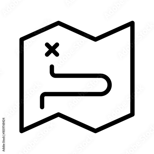 Detailed Map Route icon collection for navigation apps, travel planning, GPS guidance and directional mapping visuals