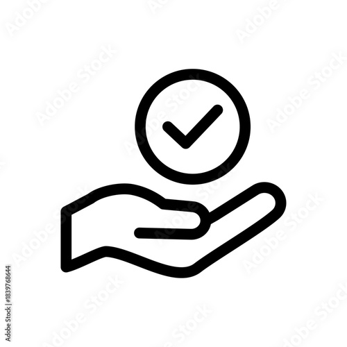 Ethical Support Line Icon of Environmental, Social, and Governance Icon Set