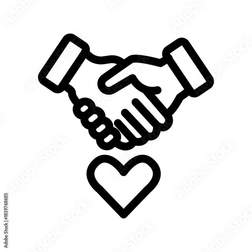 Governance Approval Line Icon of Environmental, Social, and Governance Icon Set