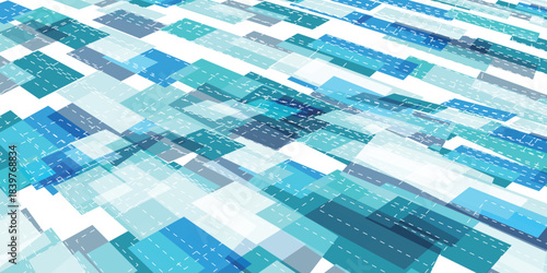 青　テクノロジー　デジタル　模様　背景