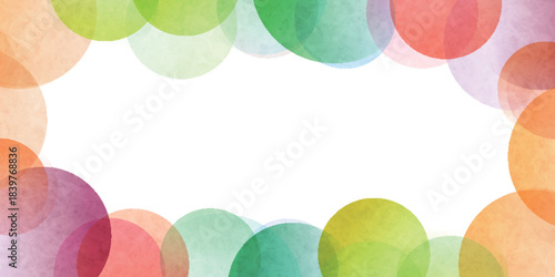 カラフル　フレーム　和柄　模様　背景